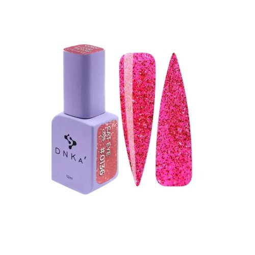 DNKa Gel Polish, 12 ml Cat Eye #0136 ,Котяче око