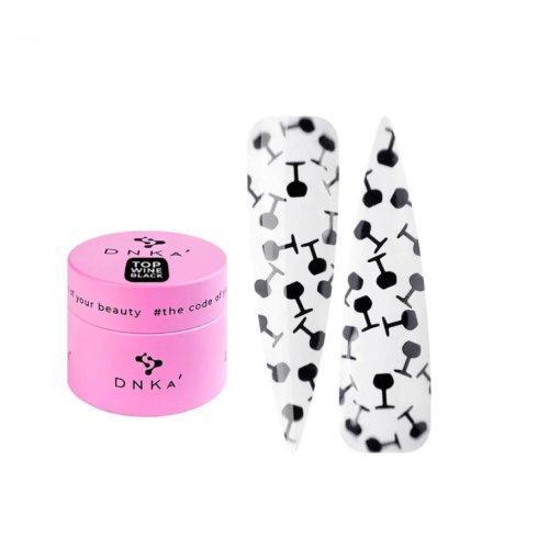 DNKa Nop Wine Black, Топ для гель-лаку без липкого шару, 15 ml DNKa Nop Wine Black, Топ для гель-лаку без липкого шару, 15 ml