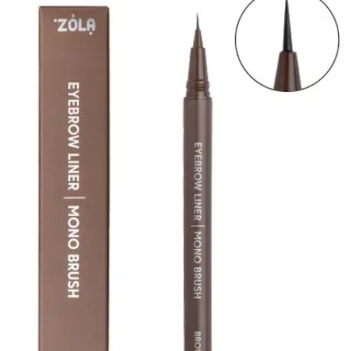 ZOLA Лайнер для брів c моно-пензлем Brown