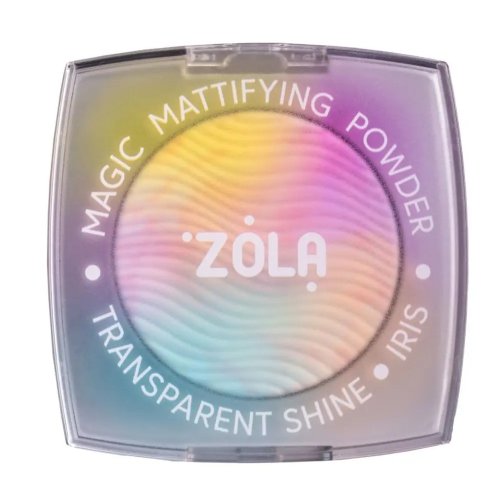 Пудра, що матує Zola прозорий блиск Magic Mattifying Powder Transparent Shine Iris 5 г