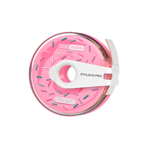 Staleks Змінний файл-стрічка papmAm білий EXPERT 180 грит Staleks Змінний файл-стрічка papmAm білий EXPERT 180 грит в пластиковій котушці