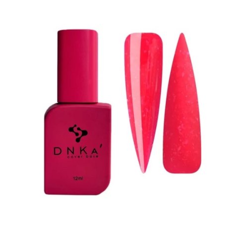 DNKa Cover Base, 12 ml #0080 Furor Неоновий рожевий з поталлю DNKa Cover Base, 12 ml #0080 Furor Неоновий рожевий з поталлю