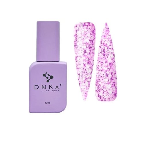 DNKa Cover Base, 12ml, #0066 Serenity DNKa Cover Base, 12ml, #0066 Serenity Яскраво-лілова база з багатокутниками