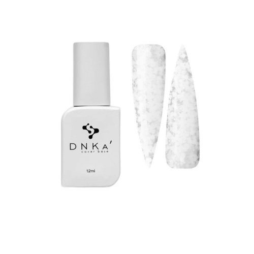 DNKa Cover Base, 12ml, #0070 Lotus Біла база з багатокутниками