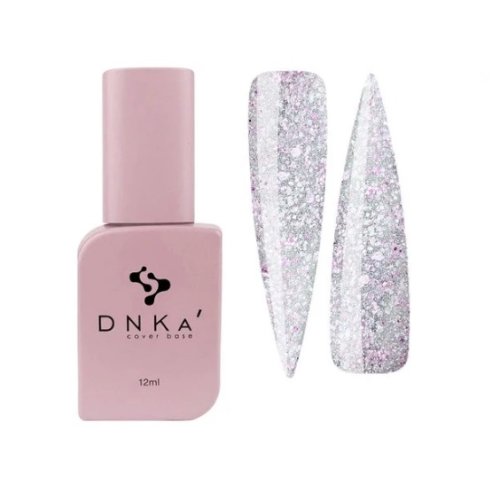 DNKa Cover Base, 12 ml #0050 Fancy світловідбиваючий з паєтками DNKa Cover Base, 12 ml #0050 Fancy світловідбиваючий з паєтками