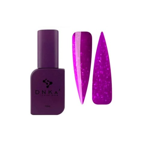 DNKа Cover Base, 12ml, #0083 Courage Неоновий фіолетовий з поталлю