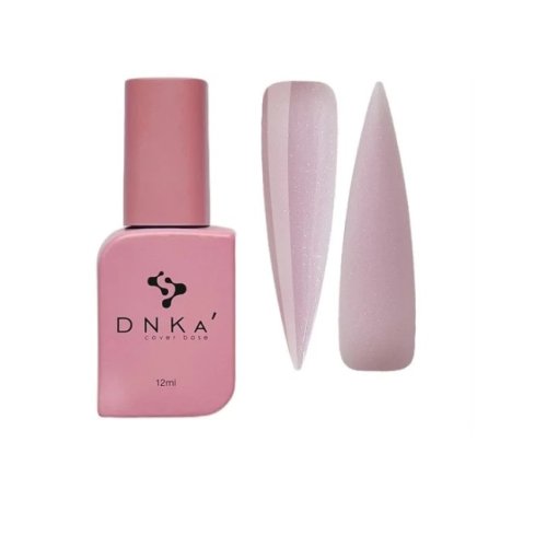 DNKа Cover Base, 12ml, #0010 Wonderful Ніжно-рожевий з блискітками опал