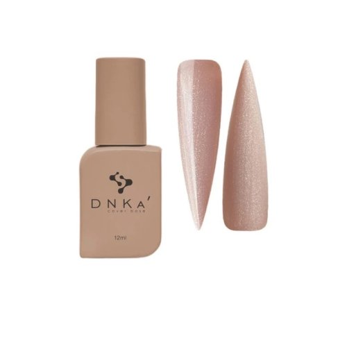 DNKа Cover Base, 12ml, #0030 Luxurious оричнево-бежевий із срібним шимером