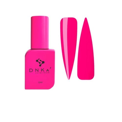 DNKa Cover Base, 12 ml #0073 Flamingo Неоновий рожевий