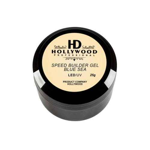 Гель HD Hollywood конструюючий прозоро-фіолетовий 25 мл HD Buider Gel Clear Ice Violet 25 ml