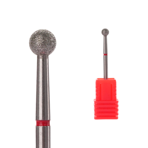 Фреза алмазна Куля 4 мм червона (F) HD Hollywood