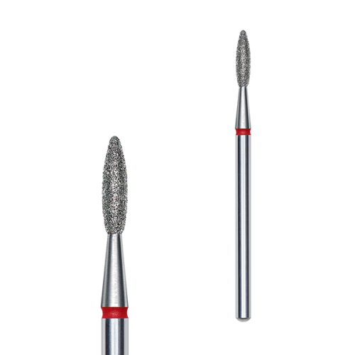 Фреза алмазна полум'я staleks pro 2,1 мм червоний fa10r021/8
