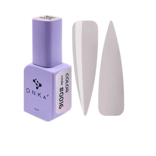 Гель лак DNKa, 12 ml Color #0016 - Світло сірий