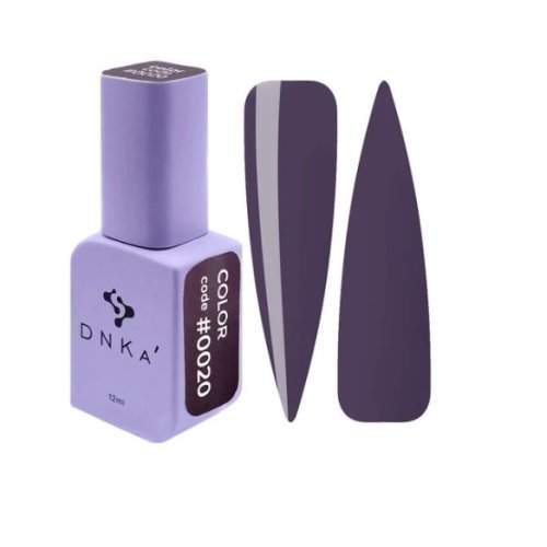 Гель лак DNKa, 12 ml Color #0020 - Фіалковий попіл