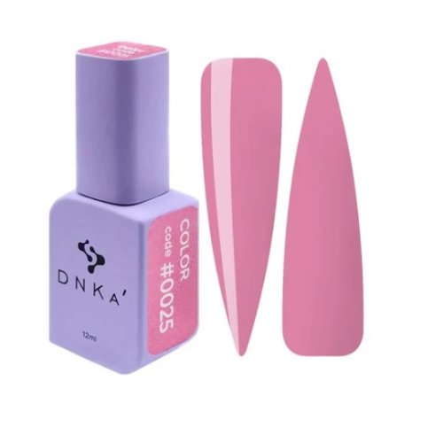 Гель лак DNKa, 12 ml Color #0025 - М'який рожевий