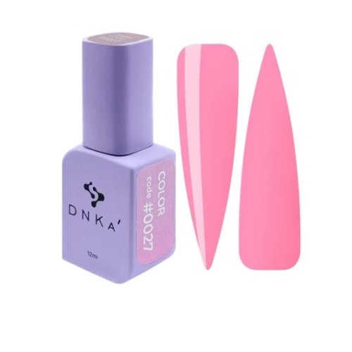 Гель лак DNKa, 12 ml Color #0027 - Світлий - коралово-рожевий
