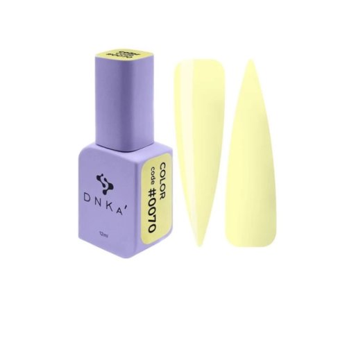 Гель лак DNKa, 12 ml Color #0070 - Вершкове масло