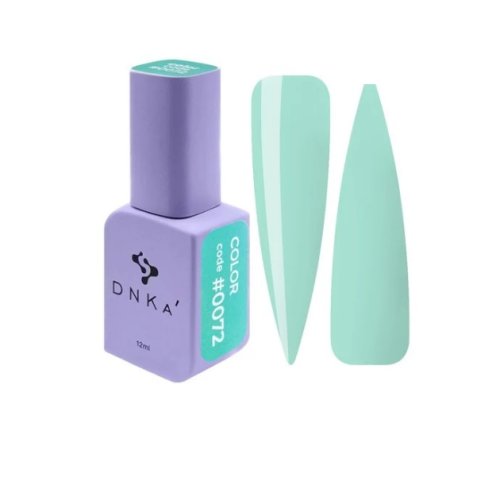 Гель лак DNKa, 12 ml Color #0072 - М'ятний