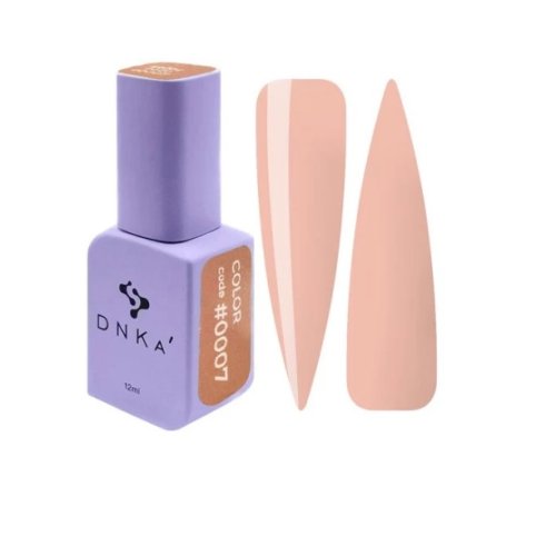 Гель лак DNKa, 12 ml Color #0007 - Бежево-карамельний