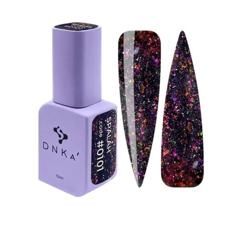 Гель лак DNKa, 12 ml Color #0101 Spalah (світловідбивний)