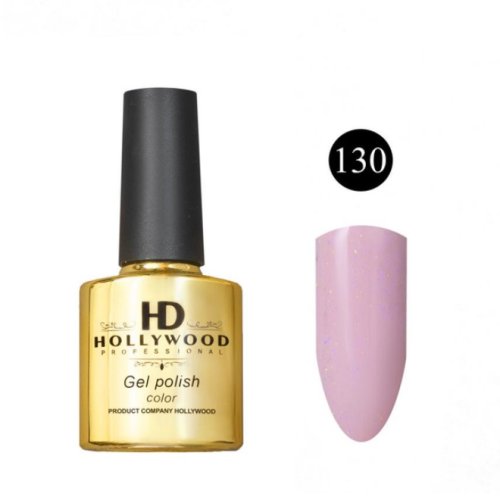 Гель-лак 130 Йогурт Ніжно Фіолетовий HD Hollywood 8 ml Гель-лак 130 Йогурт Ніжно Фіолетовий HD Hollywood 8 ml