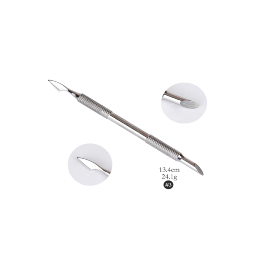 Лопатка манікюрна (пушер скошений + скошена сокирка) HD Hollywood