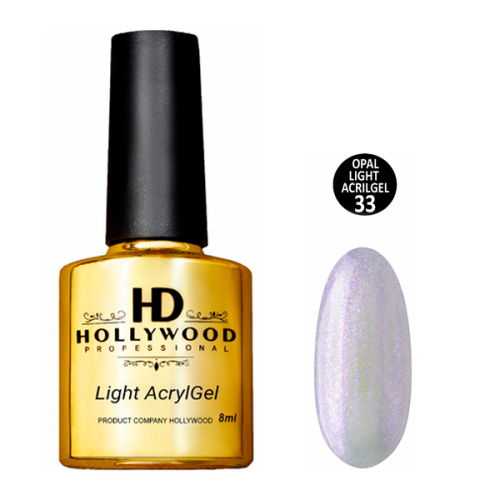 Рідкий акрил-гель Light Acrygel 33 HD Hollywood 8 мл