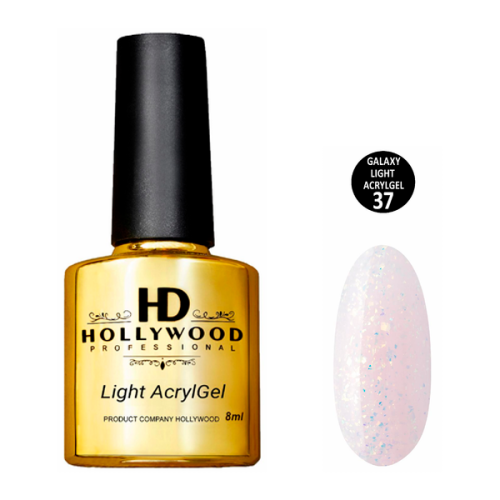 Рідкий акрил-гель Light Acrygel 37 HD Hollywood 8 мл