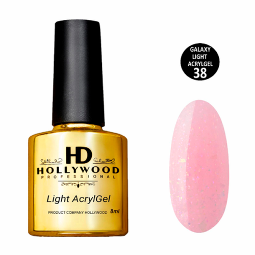 Рідкий акрил-гель Light Acrygel 38 HD Hollywood 8 мл