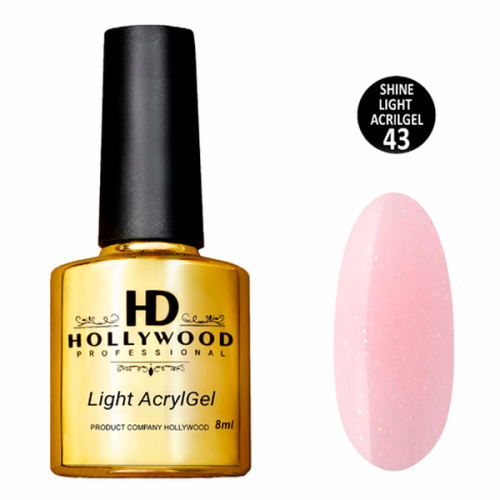 Рідкий акрил-гель Light Acrygel 43 HD Hollywood 8 мл