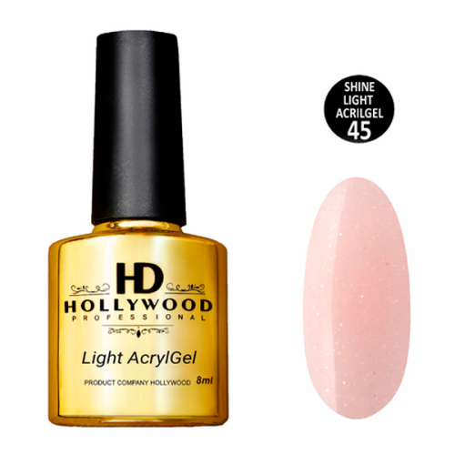 Рідкий акрил-гель Light Acrygel 45 HD Hollywood 8 мл