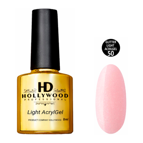 Рідкий акрил-гель Light Acrygel 50 HD Hollywood 8 мл