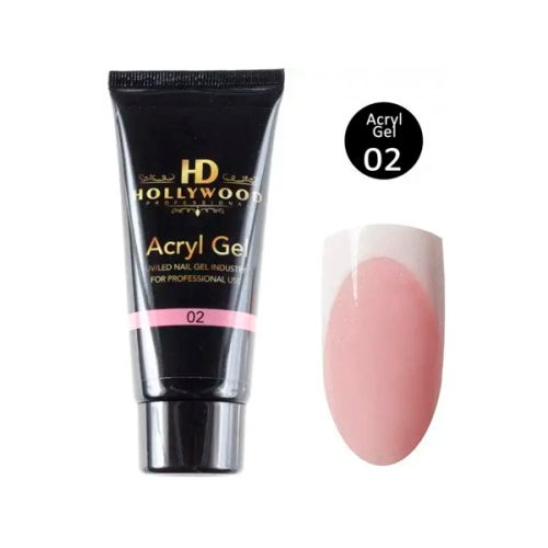 Акрил гель HD Hollywood Acryl Gel 02 рожевий нюдовий, 30 мл. Акрил-гель HD Hollywood Acryl Gel 02 рожевий нюдовий, 30 мл.