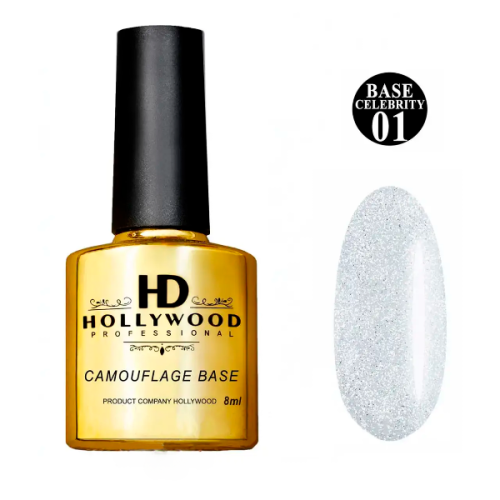 База каучукова 01 Celebrity Світловідбиваюча Білий HD Hollywood 8 мл