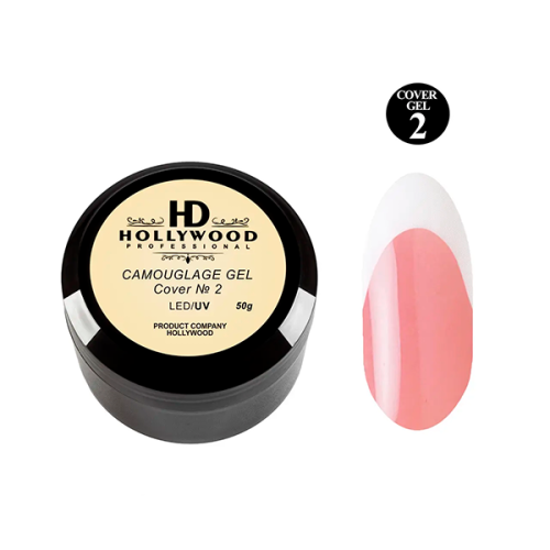 Гель камуфлюючий, Comouflage Led Gel Clear Cover #2 Hollywood, 50 мл.