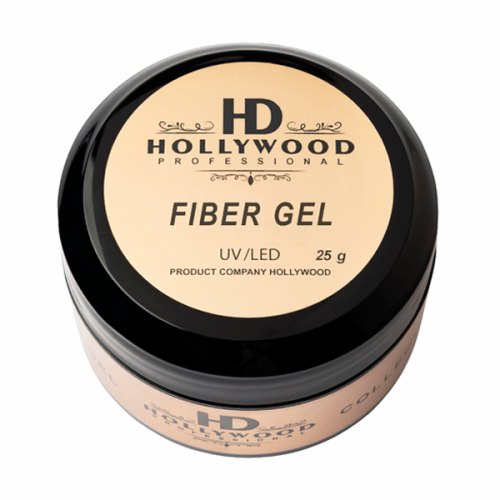 HD Hollywood Builder Gel fiber будівельний гель з волокнами HD Hollywood Builder Gel fiber будівельний гель з волокнами, 25 мл.