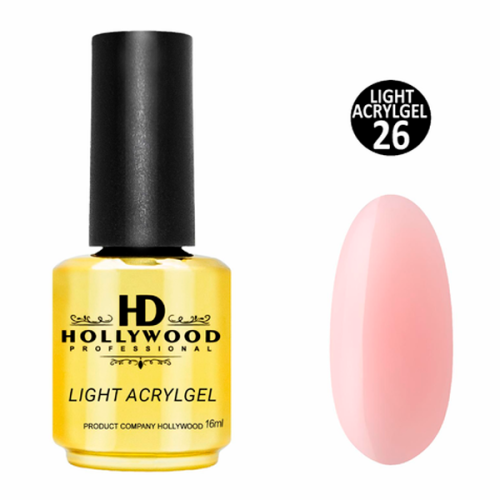 Рідкий акригель Light Acrygel 26 HD Hollywood, 16 мл.