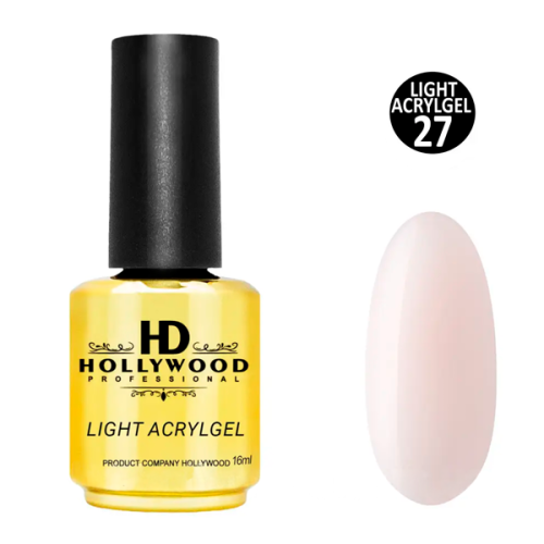 Рідкий акригель Light Acrygel 27 HD Hollywood, 16 мл.