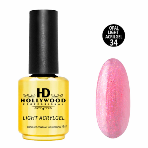 Рідкий акригель Light Acrygel 34 HD Hollywood, 16 мл.