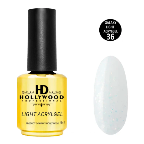 Рідкий акригель Light Acrygel 36 HD Hollywood Рідкий акригель Light Acrygel 36 HD Hollywood, 16 мл.
