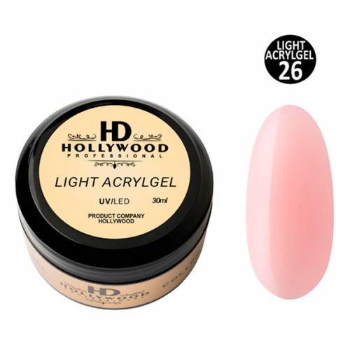 Рідкий акригель Light Acrygel 26 HD Hollywood, 30 мл.