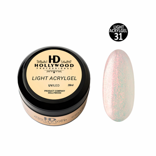 Рідкий акригель Light Acrygel 31 HD Hollywood, 30 мл.