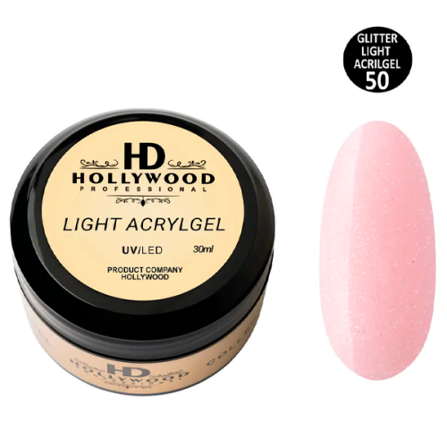 Рідкий акригель Light Acrygel 50 HD Hollywood, 30 мл.
