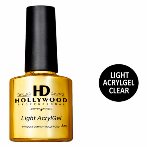 Рідкий акригель Light Acrygel Прозорий Clear HD, 8 мл.