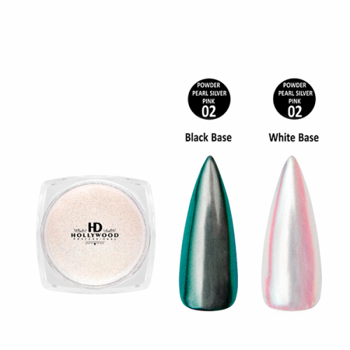 Втирка для нігтів Pearl 02 Ніжно-рожева перлина HD Hollywood Втирка для нігтів Pearl 02 Ніжно-рожева перлина HD Hollywood