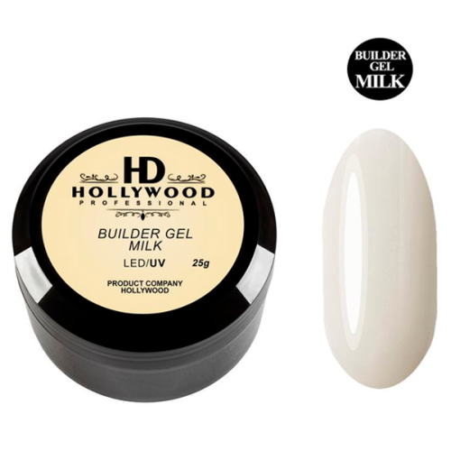 Гель камуфлюючий MILK Молочний HD Hollywood, 25 мл.