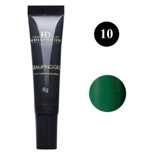 Гель-фарба для стемпінгу Хакі 10 HD Hollywood, 8 мл.