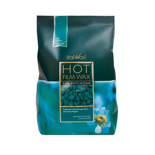 Гарячий плівковий віск в гранулах Italwax - Азулен, 1000 г.