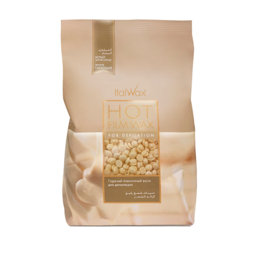 Гарячий плівковий віск в гранулах Italwax - Білий шоколад, 1000 г.
