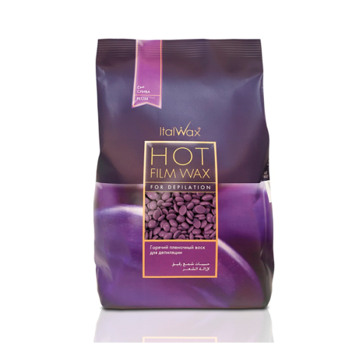 Гарячий плівковий віск в гранулах Italwax - Слива, 1000 г.